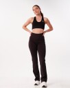 Bumpro SETT Hero High Rise Flare Pants & Hyper Bra Black Beauty