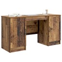 vidaXL Skrivebord Gammelt tre 142,5 x 50 x 75 cm Konstruert tre
