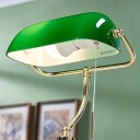 Lindby Bankerlampe Milenka, messing polert
