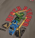LEGO® Ninjago T skjorte   LWTaj 608   Brun   LEGO® Wear   10 år (140)   T skjorte Grå