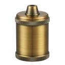 Halo Design E27 fatning, raw antik