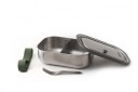 Lunchbox B+B Large Stainless 1000 ml Oliv