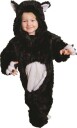 Kattedrakt Plysjkostyme 1-2 år (80-92 cm)