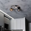 Euluna Taklampe Ascella 3 lyskilder svart/fargerik