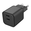 Dacota Platinum 100 W dobbel USB-C GaN-lader Svart