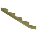Terrassetrapp PLUS Trinndybde 39 cm B180 Høyde: 680 mm, 5-Trinn