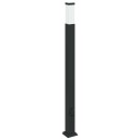 vidaXL Pullertlampe med stikkontakt 110 cm svart IP44