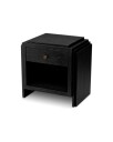 ArtDeco sidebord charcoal grey oak veneer