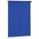 vidaXL Utendørs rullegardin 160x230 cm blå HDPE