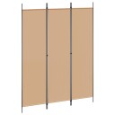 vidaXL 3-panel romdeler Beige 150 x 200 cm Stoff