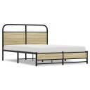  Sengeramme uten madrass sonoma eik 140x190 cm konstruert tre 4100428