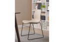 Sett med 4 spisestoler Panora - Beige, svart
