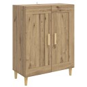 vidaXL Serviesskap Artisan eik 69,5 x 34 x 90 cm Konstruert tre