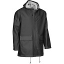 Elka Regnjakke PU/PVC 306600 sort str. S