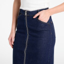 Calvin Klein Jeans Denim Zip Front Skirt Ck Classic Navy 29