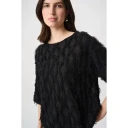 Joseph Ribkoff Dame Strikkevarer Svart L,