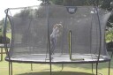 EXIT Trampoline Silhouette 366 cm, Svart