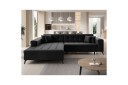 Hjørnesofa Eltap Solange 292x196x84 cm   Sawana 14 Svart Venstre
