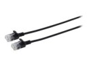 MicroConnect - Nettverkskabel - RJ-45 (hann) til RJ-45 (hann) - 50 cm - 3.6 mm - UTP - CAT 6a - halogenfri, uten hindringer, flertrådet - svart
