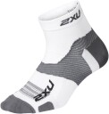2XU Vectr Ultralight 1/4 Crew Socks Hvit XL | Løpesokker