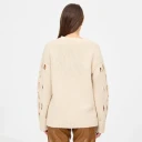Federica Tosi Dame Strikkevarer Beige M,