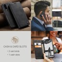 Huawei P30 Caseme 013 Series Lommebok-deksel Svart
