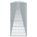 Gabionkurv med deksel 1200x50x100 cm galvanisert jern