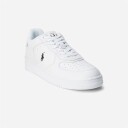 Ralph Lauren Masters Court Leather Sneaker White/White/Black Pp