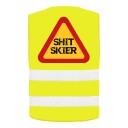 Refleksvest Shit Skier Neongul Small