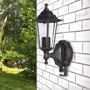 Utendørs vegglampe med bevegelsessensor – IP44 aluminium