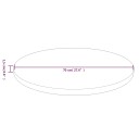  Rund bordplate lysebrun Ø70x1,5 cm behandlet heltre eik 342962