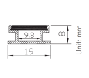 Valmet 10 Aluprofil 1m I