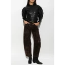 AllSaints Dame Jeans Brun W26,