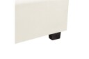Seng med lamellramme Vincennes   Hvit Svart 140x200 cm