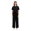 Twinset Dame Bukser Svart M,
