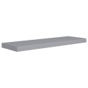 vidaXL Flytende vegghyller 2 stk gr? 80x23,5x3,8 cm MDF