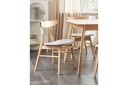 Matsalsstol Beliani Lynn set om 2 Ljus Trä-Beige NO_BRAND Light grey -