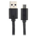 USB til USB-C Kabel 1 m Svart