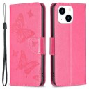 Trolsk Lommebokdeksel Sommerfugler (iPhone 15) Blå
