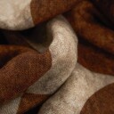 Ferner Jacobsen Scarf Wool Brown-White-Blue