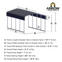 Carport Arrow 6,1 x 3,0m