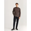 Morris Watts Flannel Shirt Brown