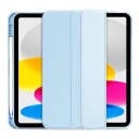 iPad (2022) Tech-Protect SmartCase Pen Tri-Fold Folio-deksel Himmelblå
