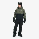 Herre > Overdeler > Fleece & midlayers Halfpipe Softshell Anorak Herre Kambaba Green/Black Størrelse:XS