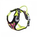 Hurtta Weekend Warrior Hundesele Justerbar 60-80 cm Neon/Svart