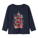 Name It Navy Blazer Nmmrejulli Nreg Ls Top Box 116