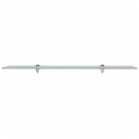 vidaXL Flytende hyller 2 stk glass 90x10 cm 8 mm