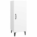 vidaXL Skjenk hvit 34,5x34x90 cm konstruert tre