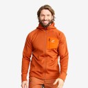 Revolutionrace Evolution Stretch Fleece Hoodie Herre Classic Blue L Herre Overdeler Fleece & midlayers