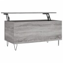  Salongbord grå sonoma 90x44,5x45 cm konstruert tre 8721012112896